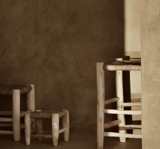 Tabourets Marocain en Bois “Doum”