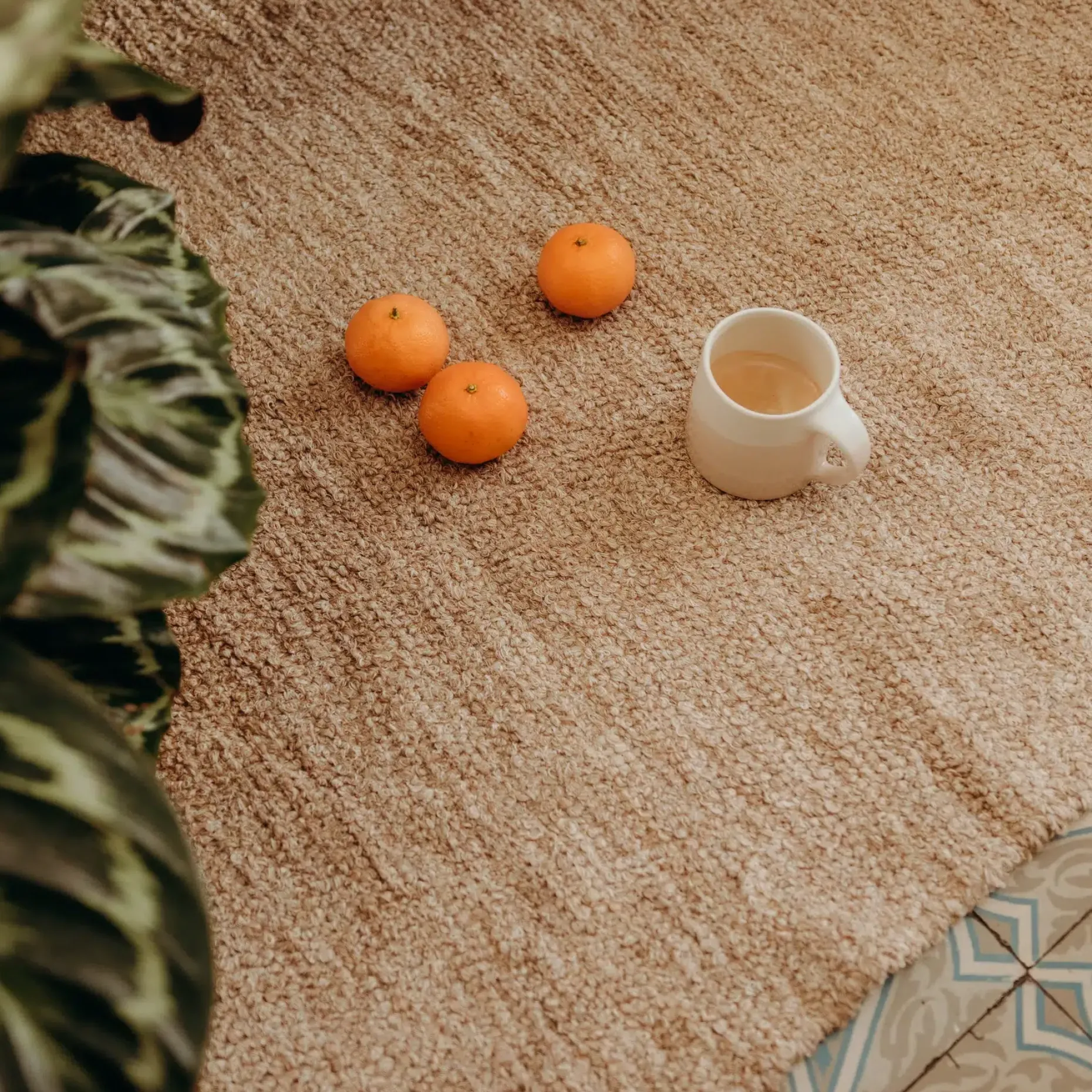 Tapis “Luca” beige – coton recyclé