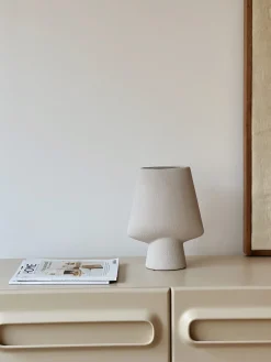 Vase en céramique gris