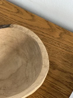 Vide poche en bois de teck recyclé